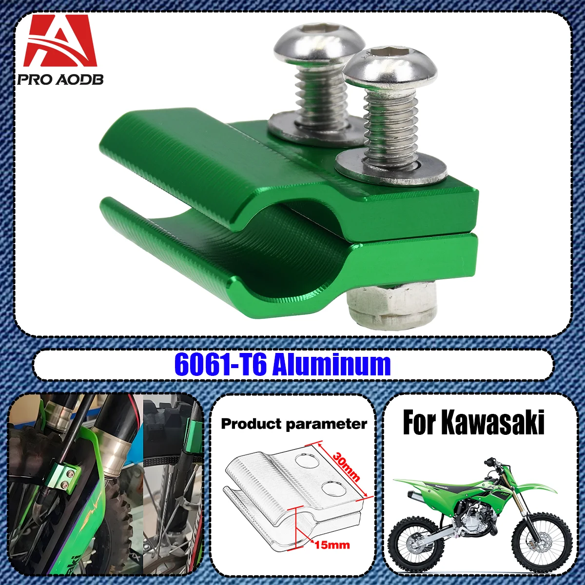 

Accessories Brake Hose Guide Clamp For KX250 KX450 KX250F KX450F KX 250F 450F 250X 450X 2006-2023 Motorcycle Clamping Line