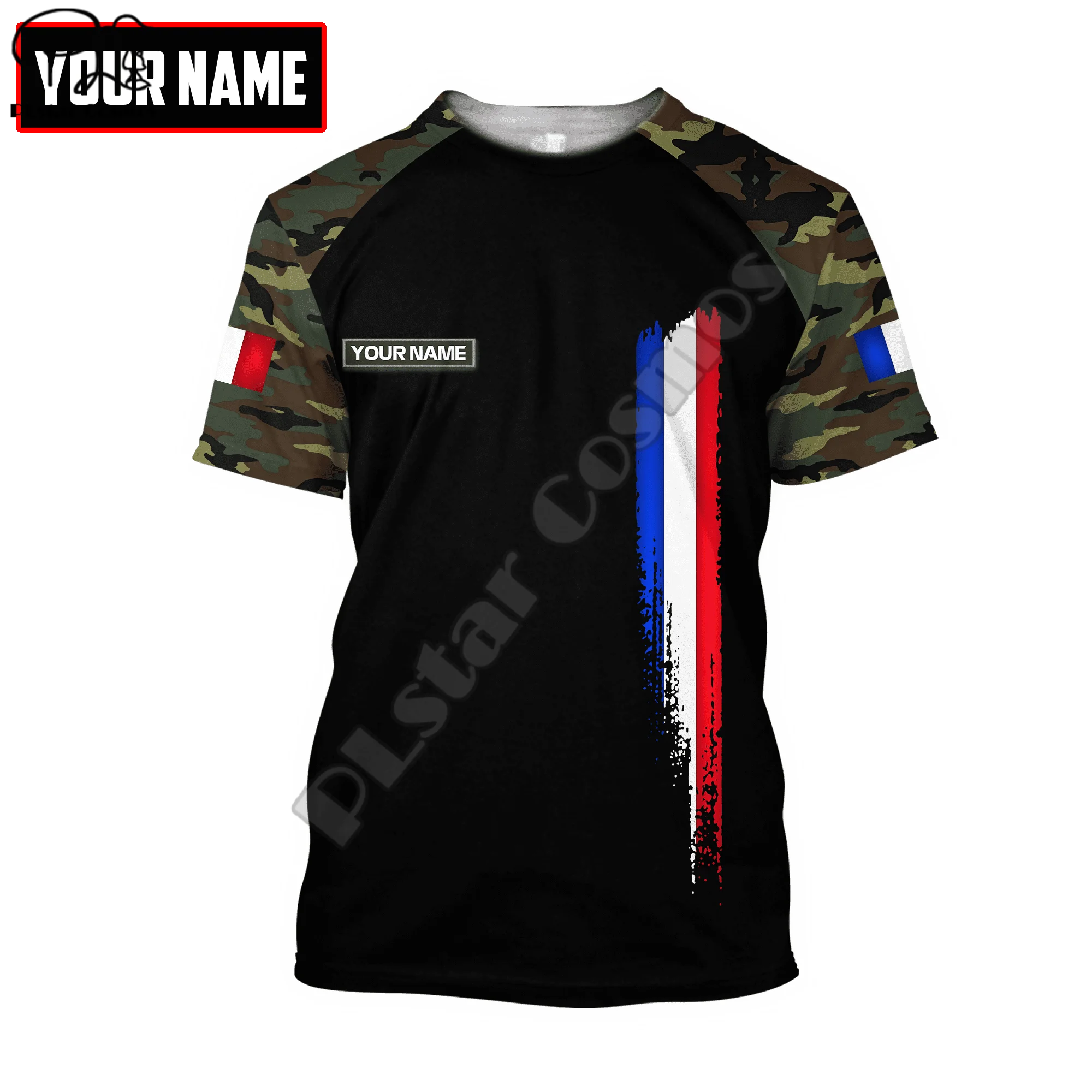 PLstar Cosmos France Republic 3D Printed 2022 New Fashion T-shirt Harajuku Streetwear Men/Women Short Sleeve Drop Shipping F24