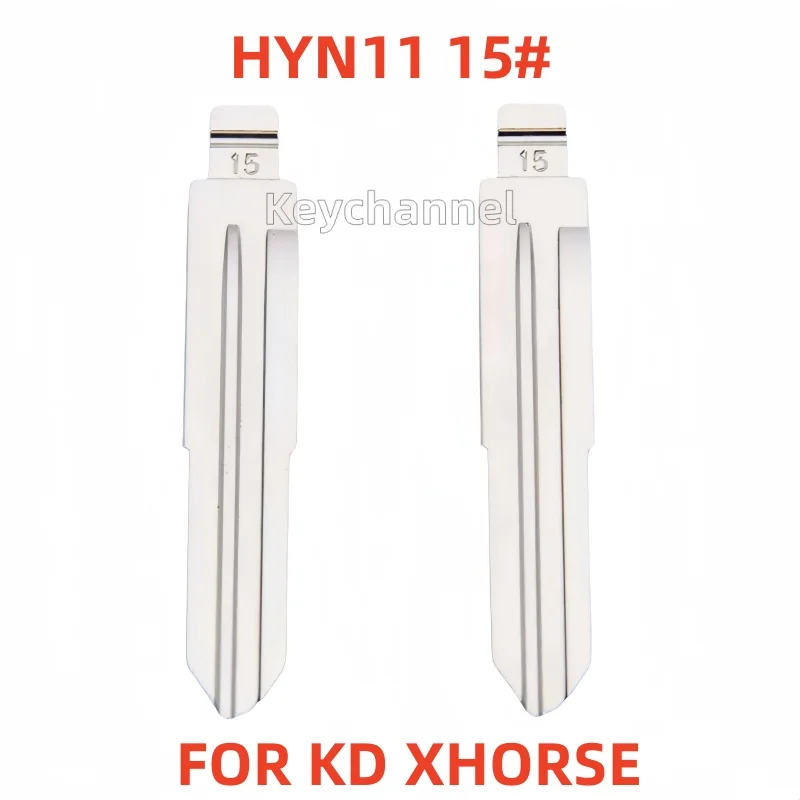 10pcs/lot HYN6 Car Flip Key Blade HYN11 KD Key Blank 15# HYN6FH for Hyundai Tucson Elantra Kia Cerato for KEYDIY Xhorse Remote