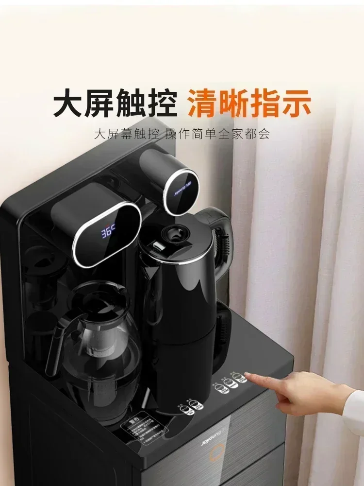 Household fully automatic multifunctional hot and cold intelligent water dispenser/tea bar machine.