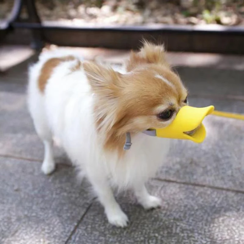 Dog Muzzle Silicone Duck Muzzle Mask for Pet Dogs Anti Bite Stop Barking Small Medium Large Dog Mouth Muzzles Pet Dog Supplies