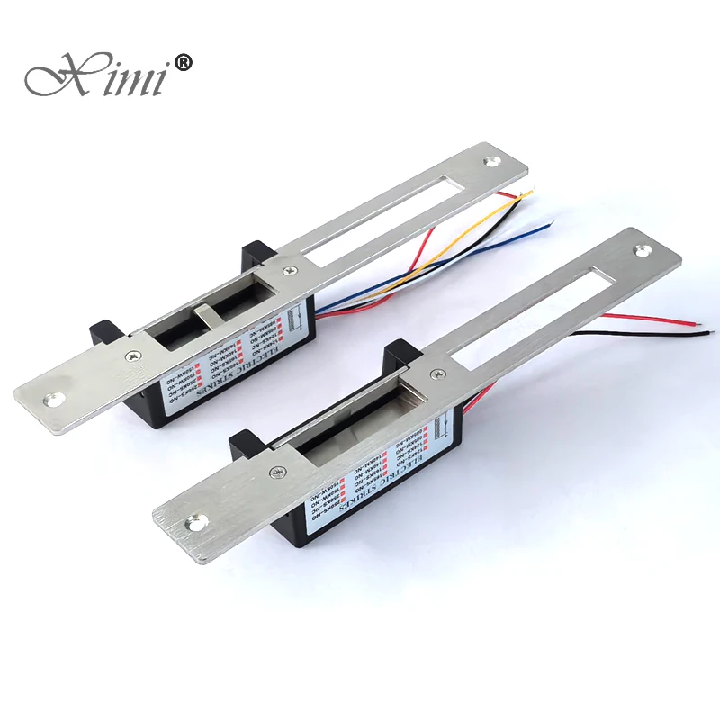 ANSI Adjustable NO NC Electric Door Lock Fail Secure 12V Electromagnetic Lock Smart Electric Lock for RFID Access Control System