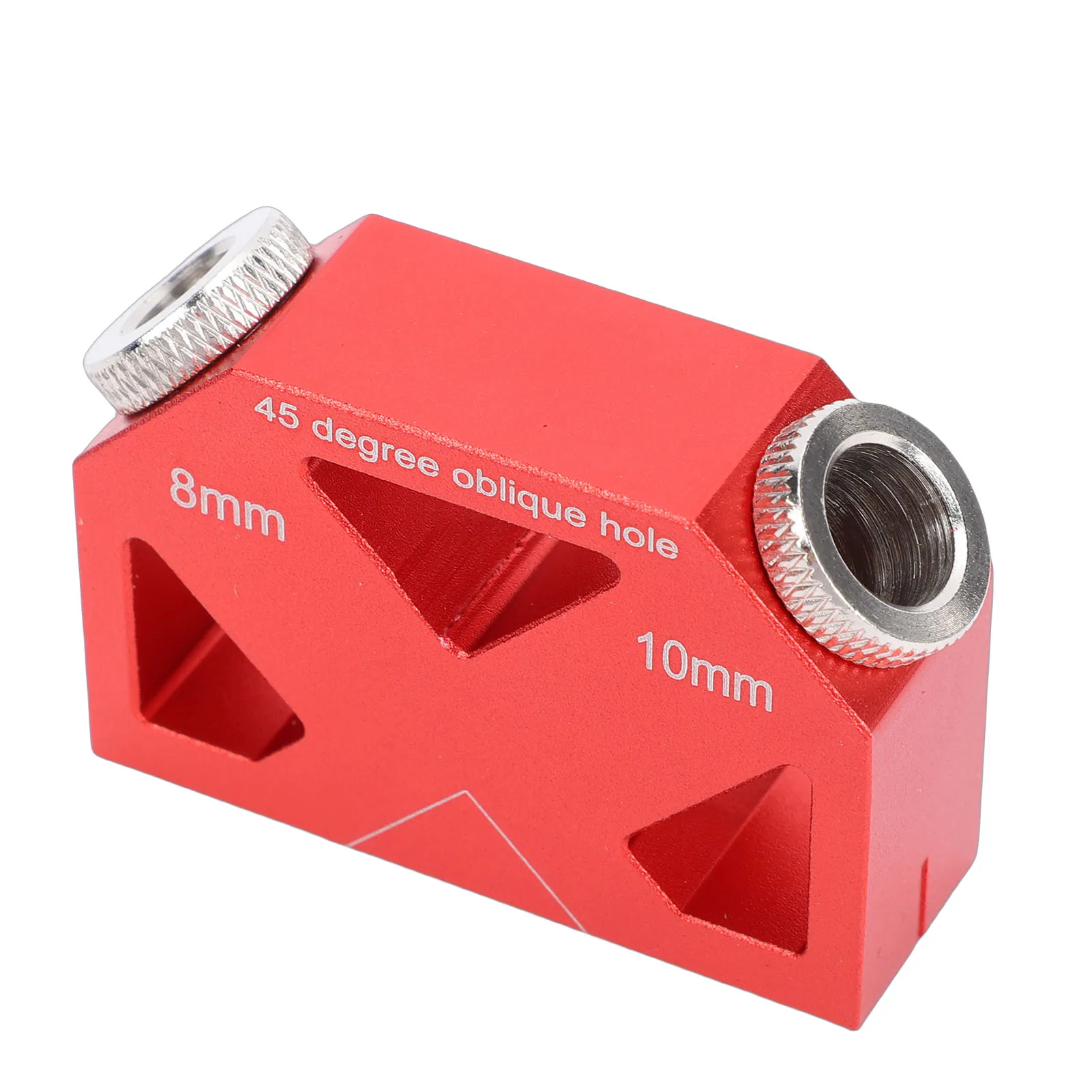 45 Degree Drilling Locator Inclined Hole Locator Pocket Hole Screw Jig Positioner Dowel Drill Guide Joiner for Woodworking