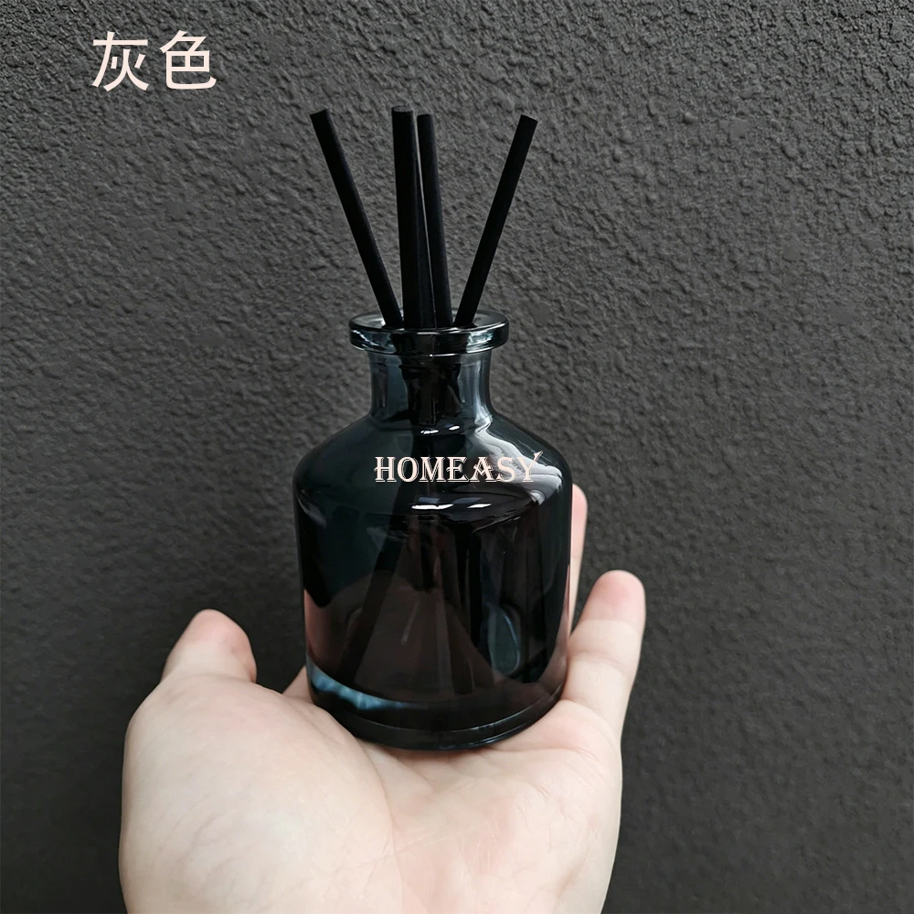 Hot Sale 50ml Glass Reed Diffuser Bottle With Reed Sticks Home Fragrance DIY Essential Oil Container