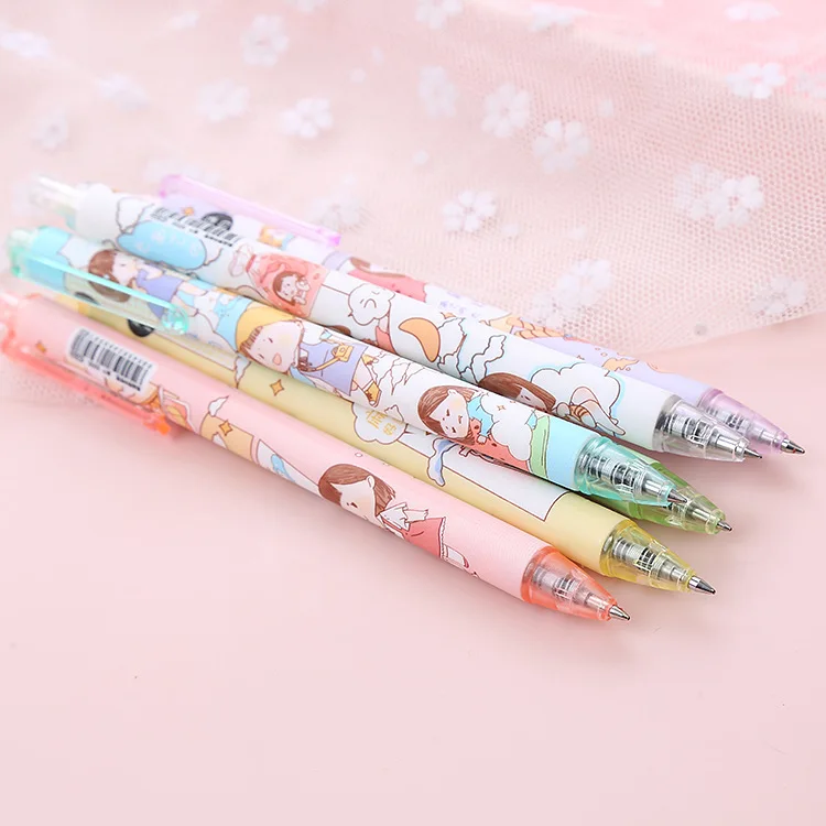 100 шт., гелевые ручки для девочек, 0,5 мм