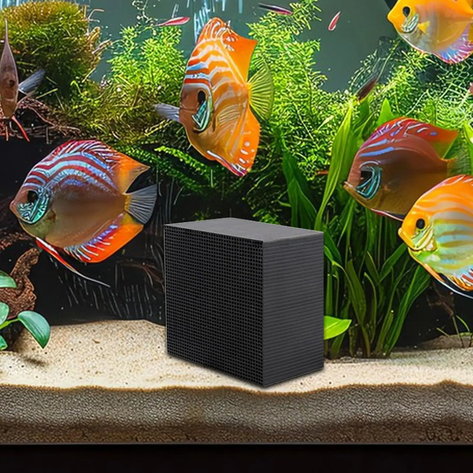 Water Purifier Cube For Livestock Eco-Aquarium Water Purifier Cube Effective Filtration And Absorption Water Trough Purifier
