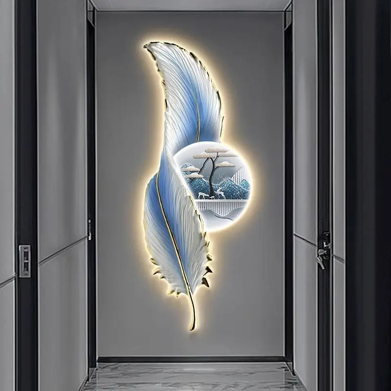 

New Products On The Market, Light Luxury Porch Decorative Paintings Wall Decor Home Decor Wall Art LED Light Painting