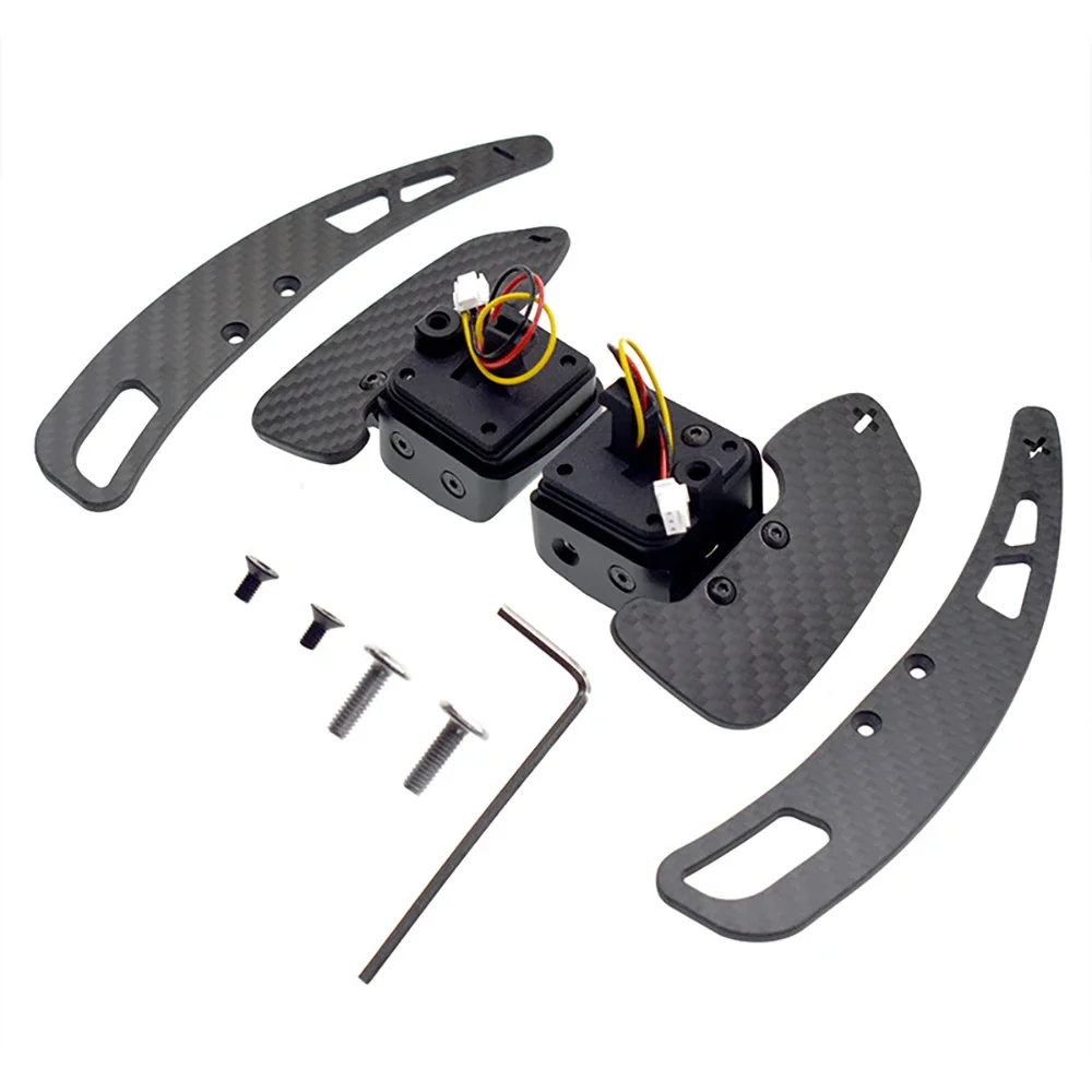 

Carbon Fiber Steering Wheel Magnetic Paddle Shifter For Audi C8 A6 A7 S6 S7 RS6 RS7 Magnetic Shift Paddles