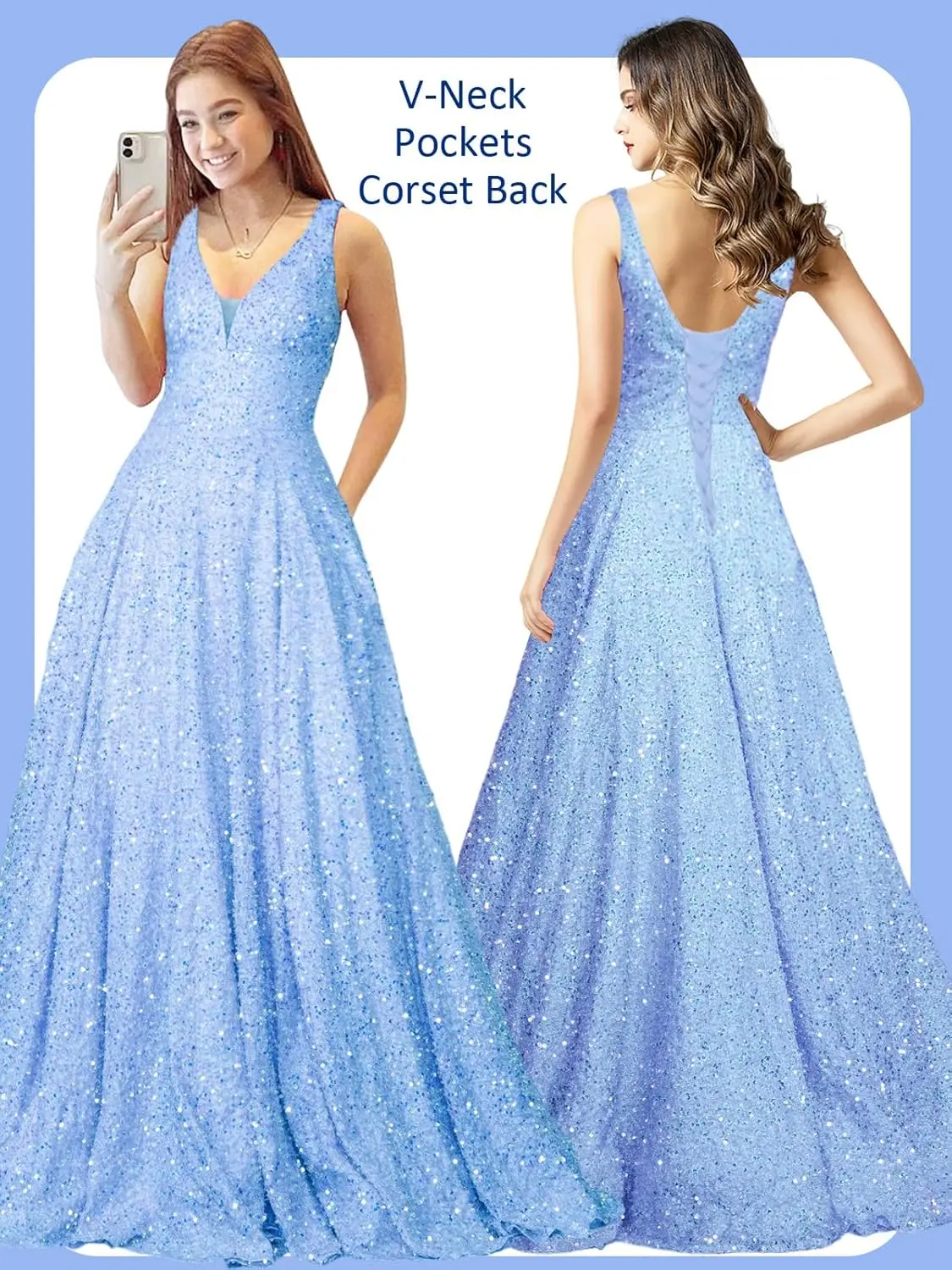 여성용 롱 프롬 드레스 2025 섹시한 V넥 이브닝 드레스 A라인 밀리터리 볼 가운 파티 드레스 이브닝 드레스 파티 드레스