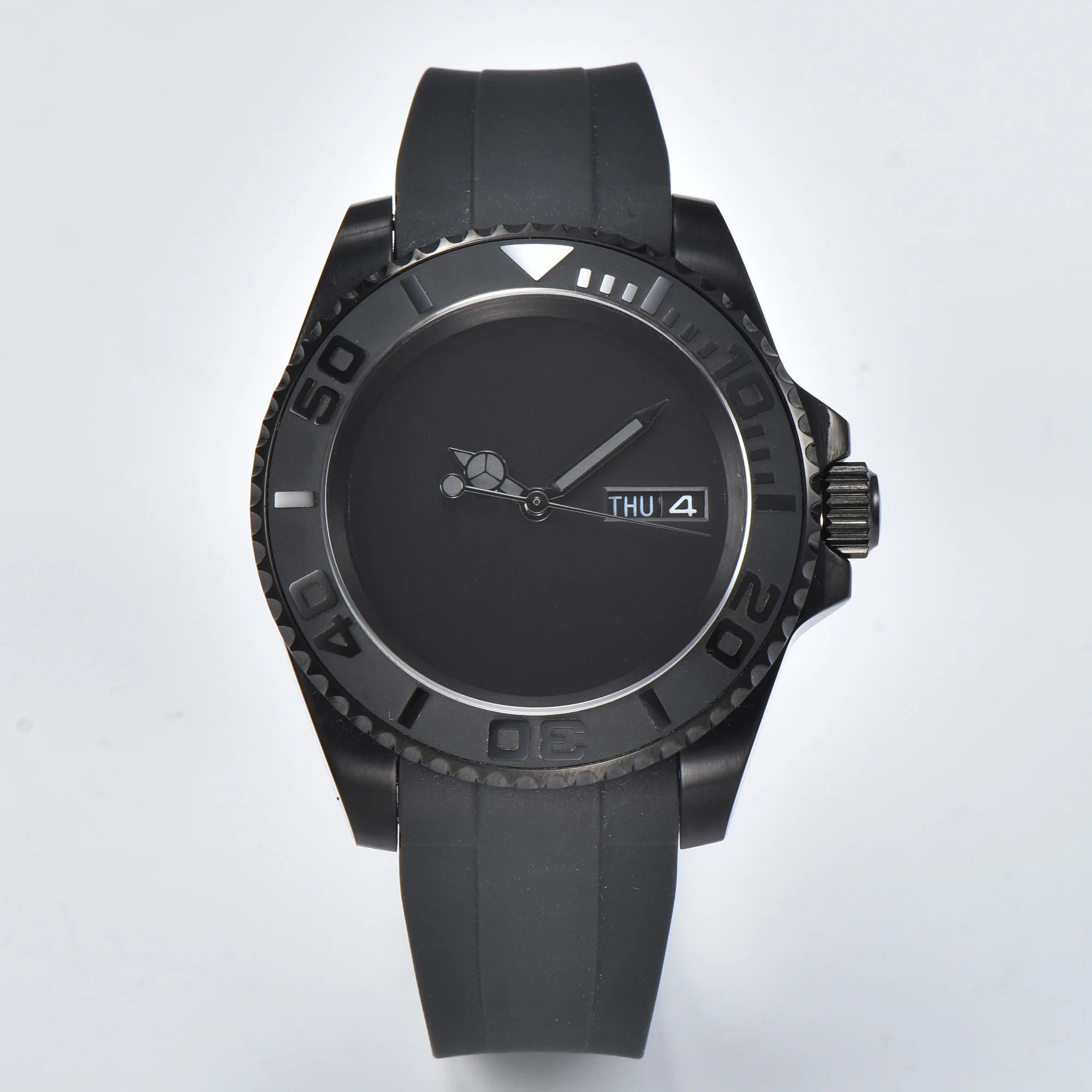 Customized Watch 40.5MM Automatic Mechanical Men Limited Edition Watch NH35 Movement Sapphire Glass 316L Stainless Steel Case DC
