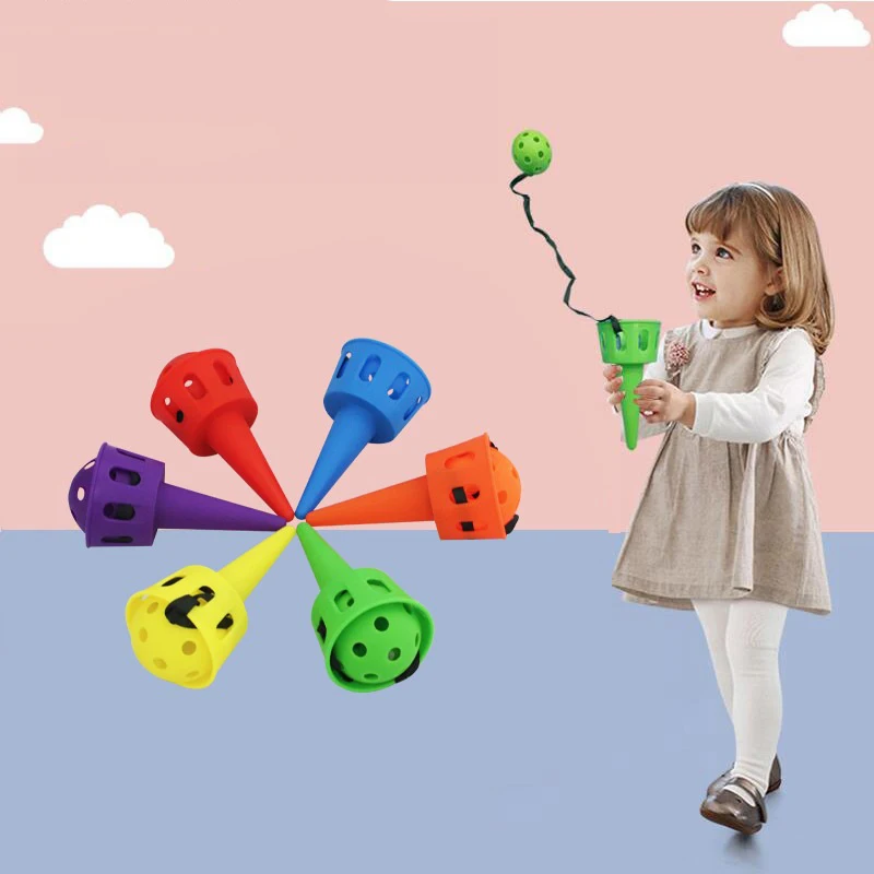 Throwing catching sensory integration game set outdoor toy catching set children's hand eye coordination training