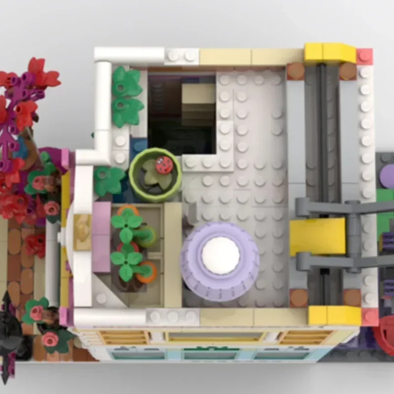 Moc Gebäude Ziegel City Street View Modell Gemeinschaft Zentrum Technologie Modulare Blöcke Geschenke Spielzeug Für Kinder DIY Sets Montage