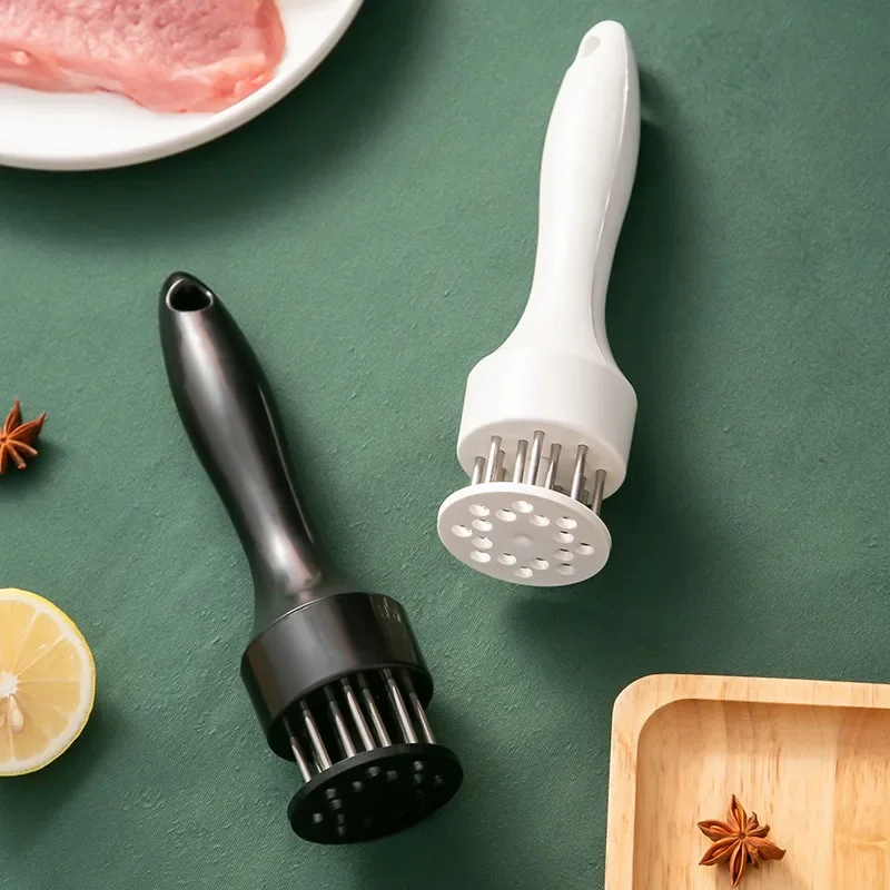 Household Stainless Steel Steak Hammer, Meat Loosening Needle, Household Meat Tenderizer, Hole Piercing and Muscle Breaking Devi