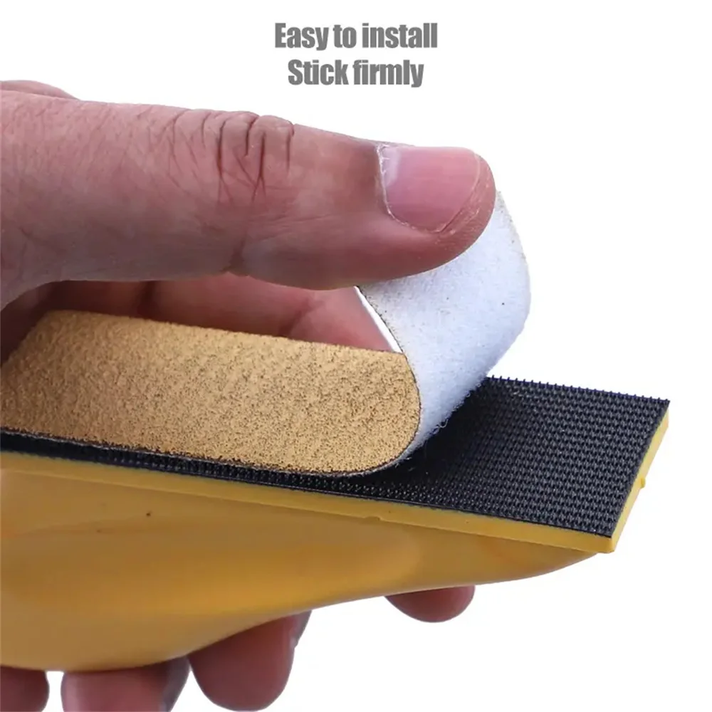 Kits de Lixamento com Bloco Ergonômico de Mão, Óxido de Alumínio para Madeira, Polimento De Metal, Fácil Substituição De Lixa, Ferramenta DIY, 13Pcs