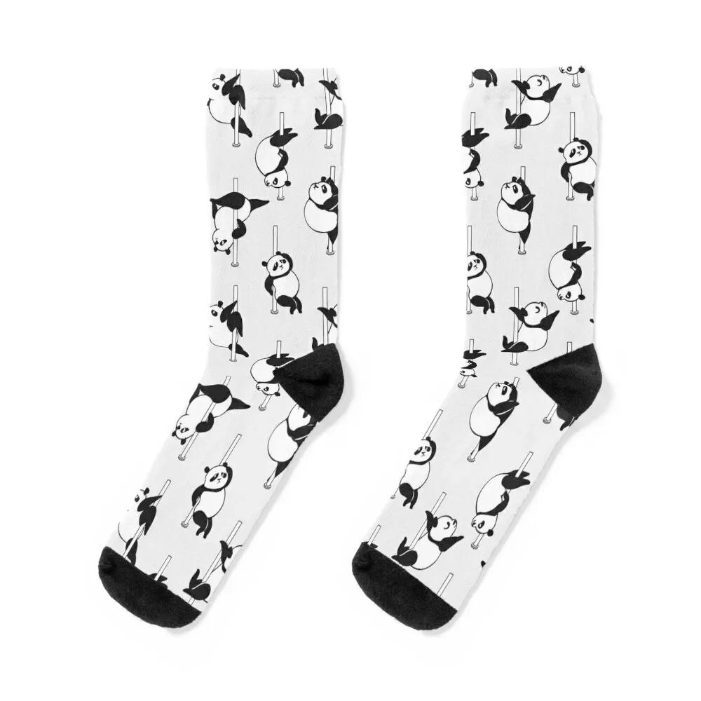 

Panda Pole Dancing Club Socks bright garter anime summer Women Socks Men's