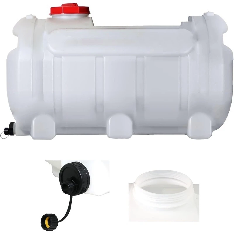 98142：40ガロン水貯蔵タンク、ユーティリティ水タンク、給水、農場、面積、庭園、果樹園用、半透明