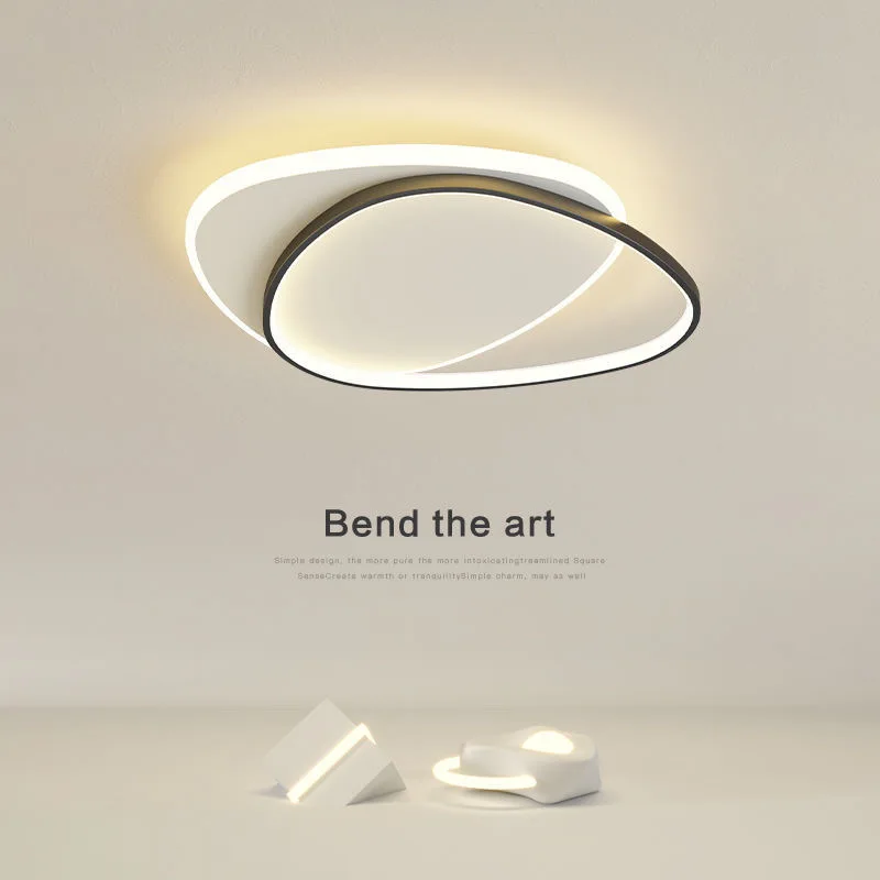 Modern Simple LED Ceiling Lights For Living Room Bedroom Study Indoor Round Lighting Lamps Decoration Home Lustre Fixtures