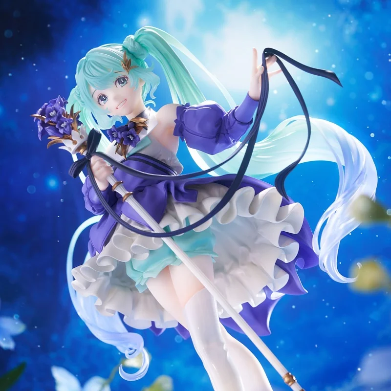 Original Taito Vocaloid Hatsune Miku 2024 Birthday Flower Ver. Figure Amp 21cm Figurine Collectible Anime Model Toy Kid Gifts