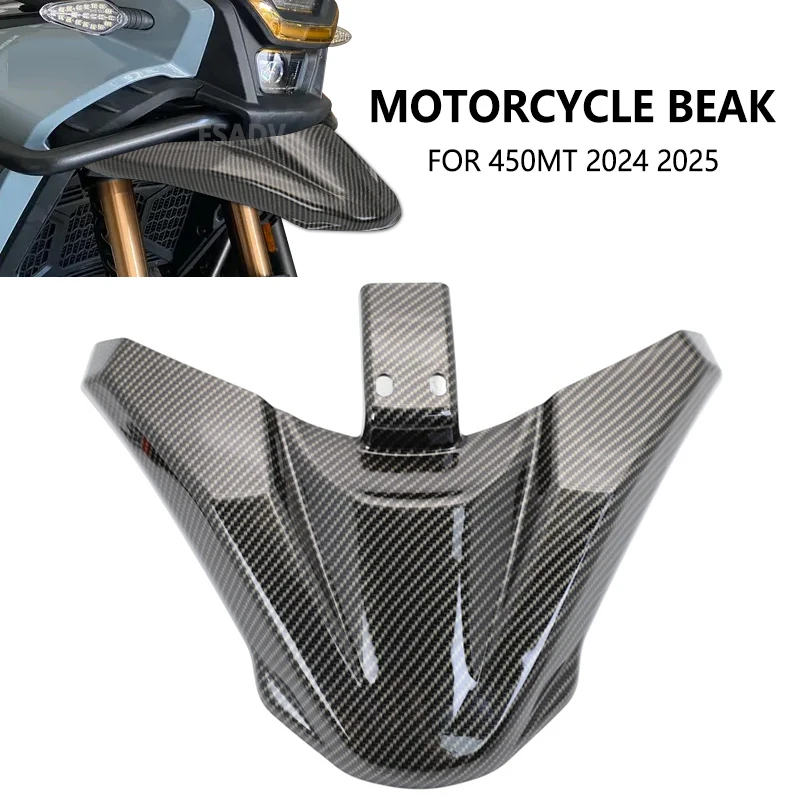 

Motorcycle Beak Downforce Naked Frontal Spoilers Winglet Aerodynamic Wing Front Spoiler Kit For CFMOTO 450MT MT450 2024 2025