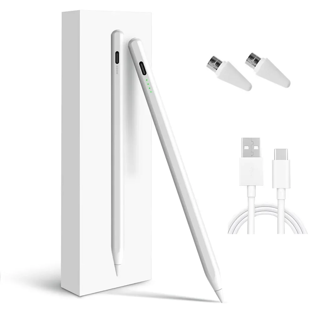 Phone Pad Drawing Pen Portable Capacitive Pen 2 * Replacement Head For iOS/Android/Windows iPad Air 3/4/5 Pro M5 Mini Smart Pens