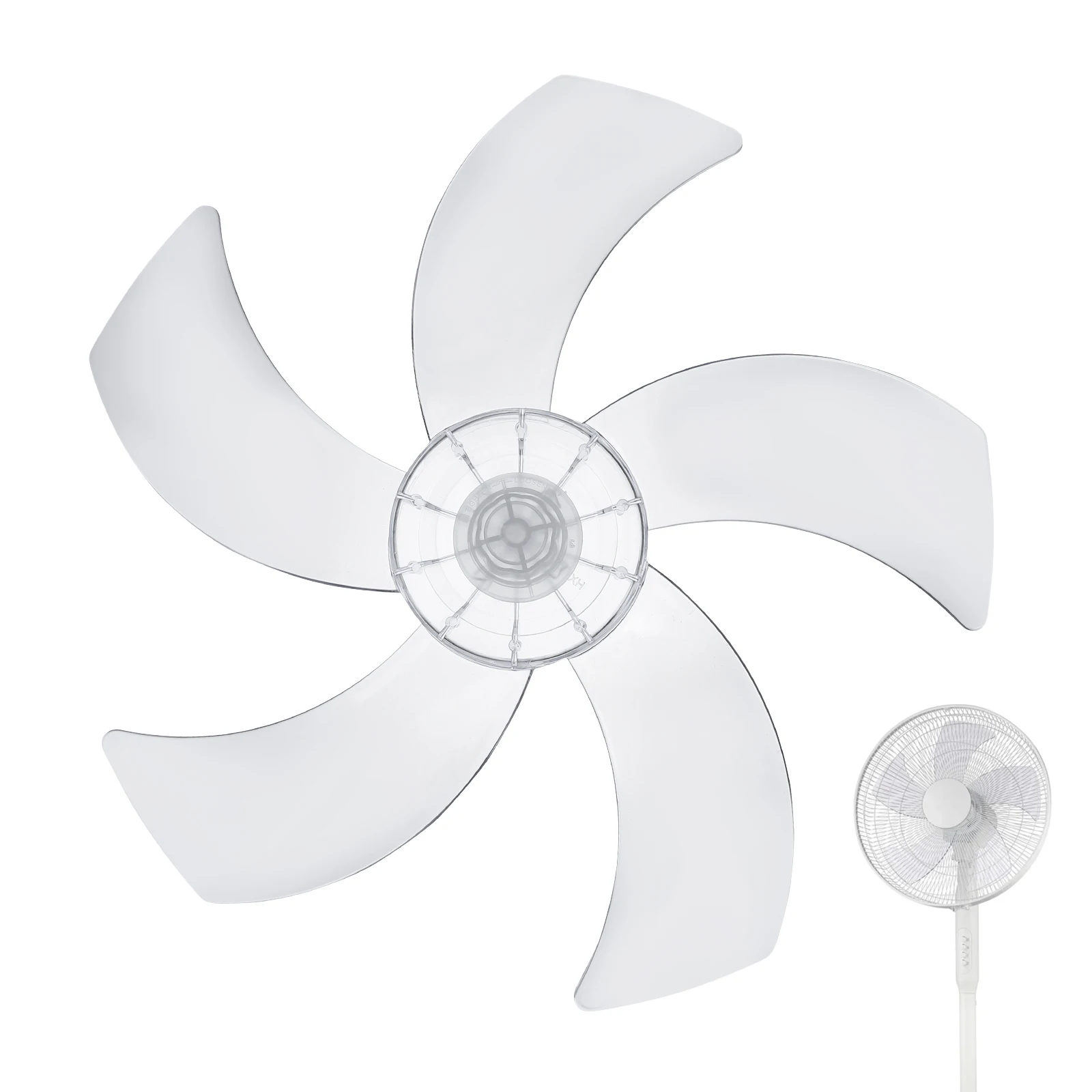 Ersatz-Elektro-Ventilatorflügel, 40,6 cm, weiß, stabil, einfach zu installieren, zum Entfernen von sauberen Sockel-Tischventilatoren, Kühlung für Schlafzimmer