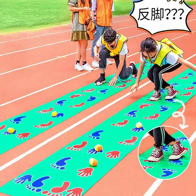 Hopscotch Hand and Feet Game for Adults Teens Outdoor Fun Team Building Activities Coordination Sensory Integration Training
