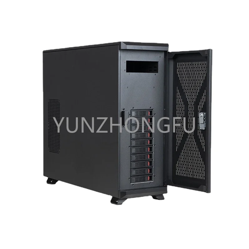 Chassis air-cooled hot plug server network storage ITX chassis power supply air-cooled computer motherboard chassis