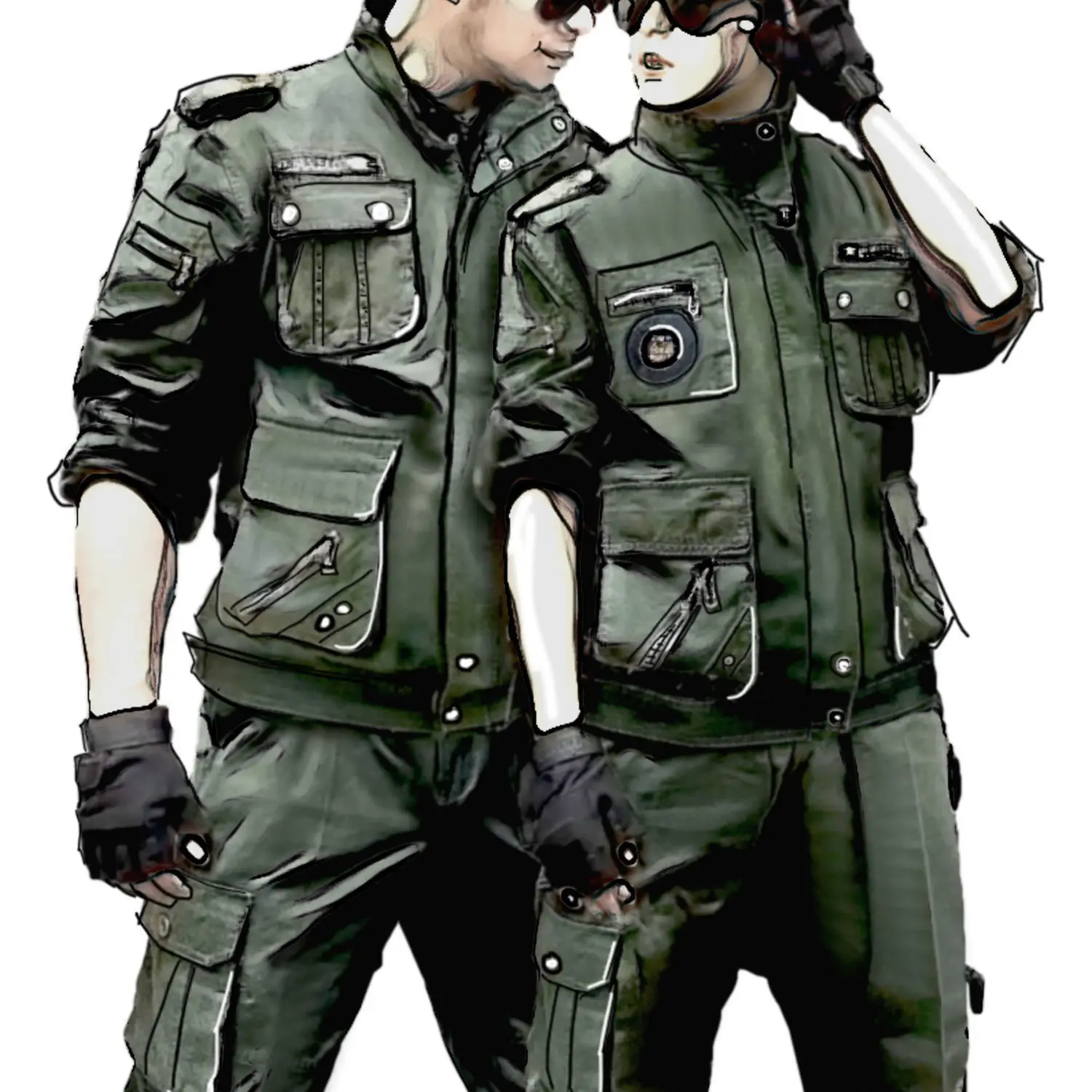 Jackets Welding Overalls Suit Labor Protection Clothing Anti-scalding and Wear-resistant Work Clothes Construction Site Coat