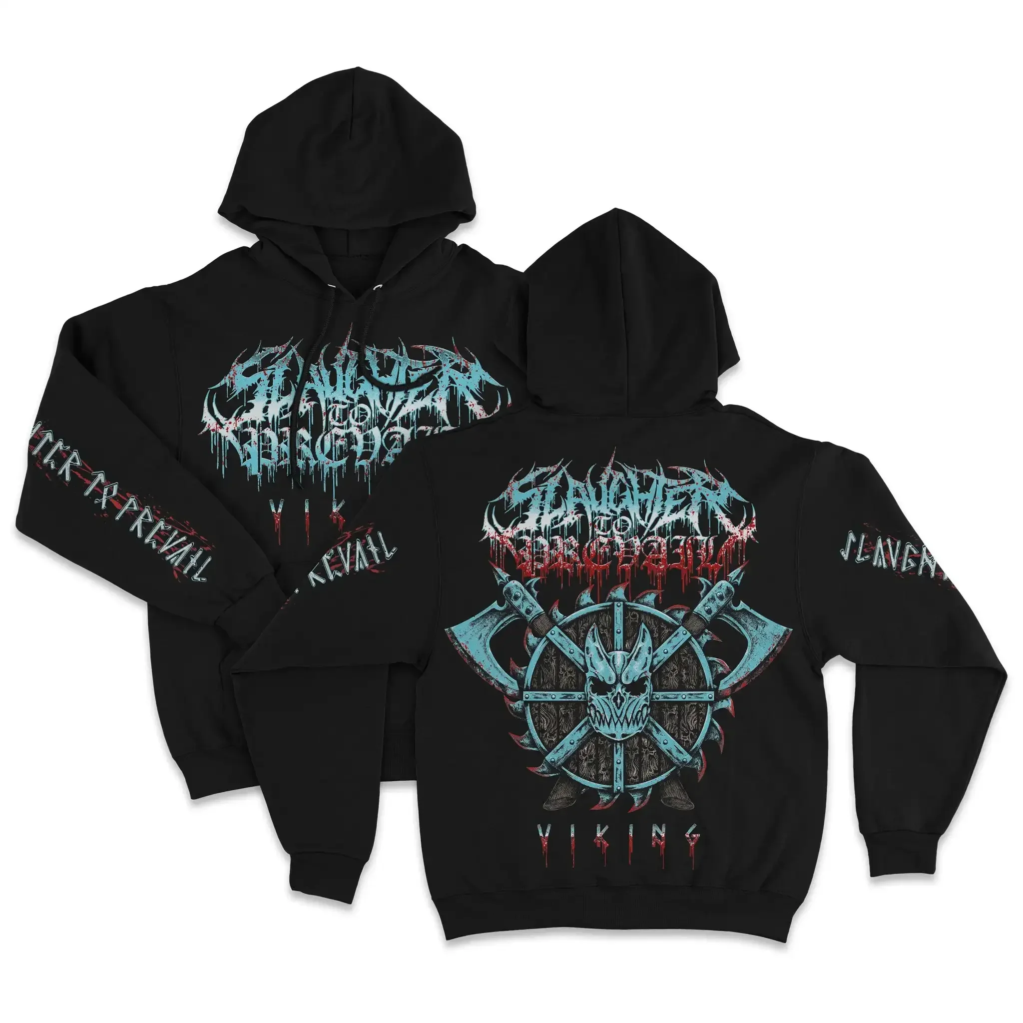 New buttage TO PREVAIL Rusia Rock Heavy metal hoodie pria Fashion Hoody atasan Harajuku Streetwear pakaian bertudung ukuran besar