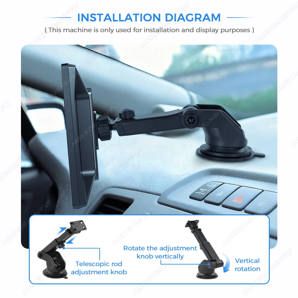 Support 6.86/7/9/10.26 Inch Screen Universal Expansion Holder For MP5 Car Radio Stereo Carplay Multimedia Player Compatible With