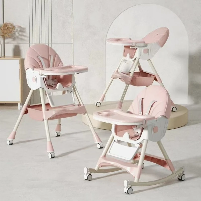 Babyfond Children's Dining Chair Multifunctional Dining Table Chair Household Baby Dining Chair Portable 2 in 1