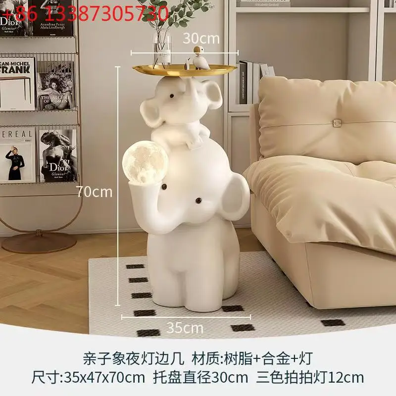 

Elephant table lamp floor ornaments, living room housewarming, night light, bedroom sofa, home decoration
