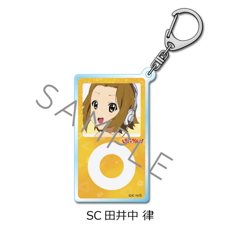 6CM Аниме K-On! Акриловые брелоки с подвесками Yui Hirasawa/Mio Akiyama украшения для сумок подарки персонажами мультфильмов друзей