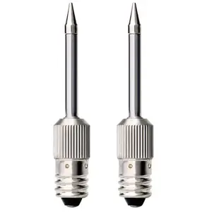 Bilashmart Welding Soldering Tips USB Soldering Iron Head Replacements Threaded Soldering Tip Fits E10 Interface Soldering Iron