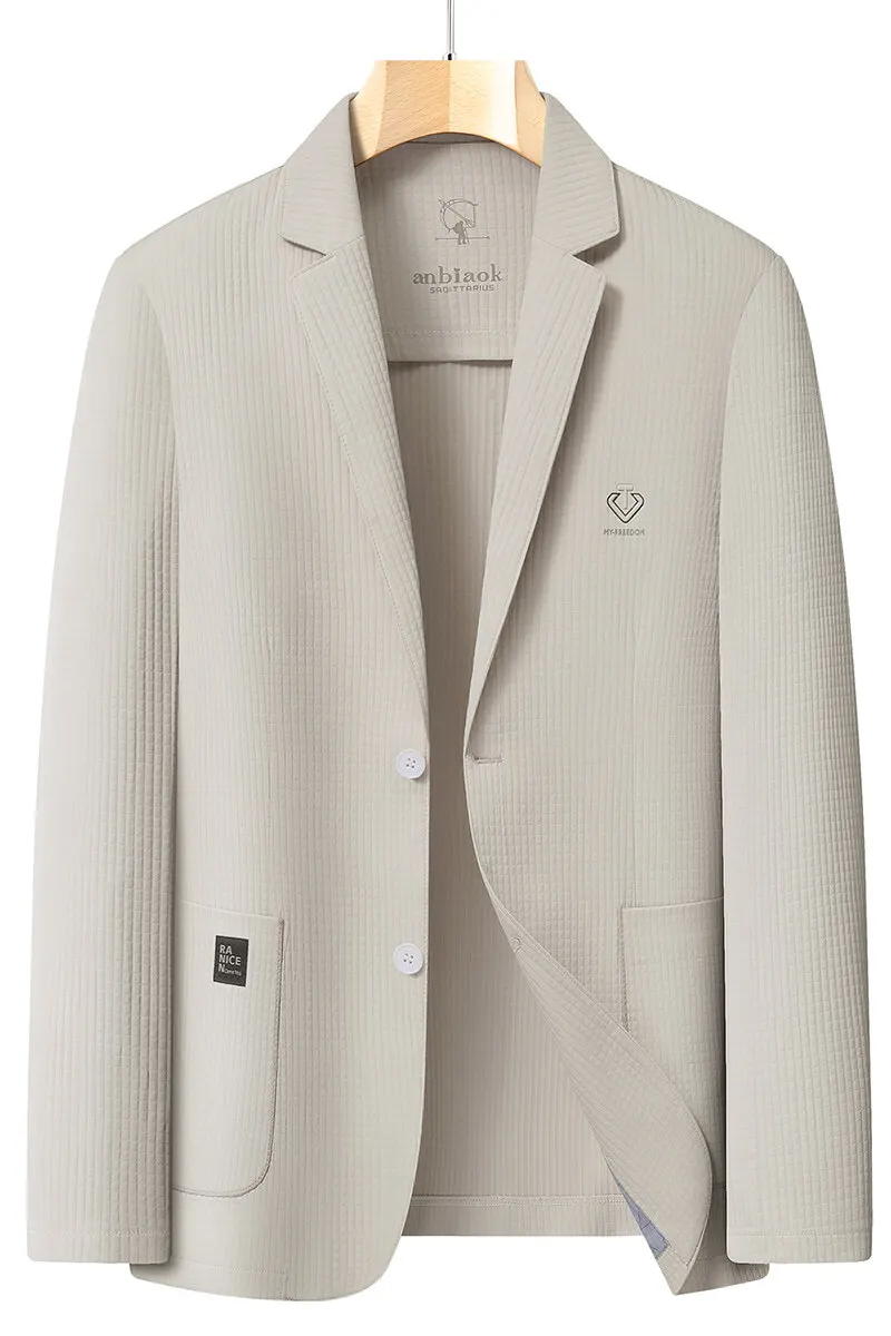 Blazer Summer Men's Casual Fashion Korean-style Business Solid Color Breathable, Lightweight and Sun-protective Clothing Blazer