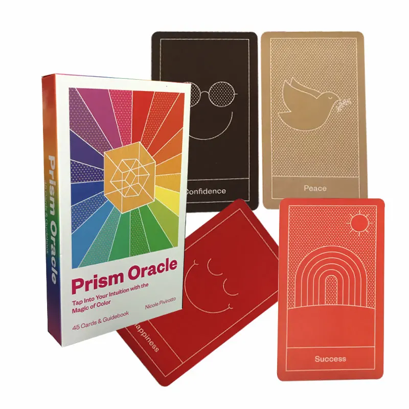 Hot sales Prisms Oracle Card Fate Divination Family Party Paper Cards Game Tarot And A Variety Of Tarot Options PDF Guide