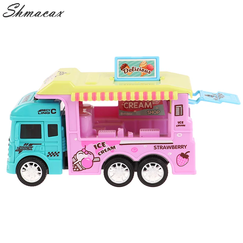 1Pc Ice Cream Candy Car Modle Play Toys Candy Car Ice Cream Candy Cart House Brain Game Kids Toys Children's Gift