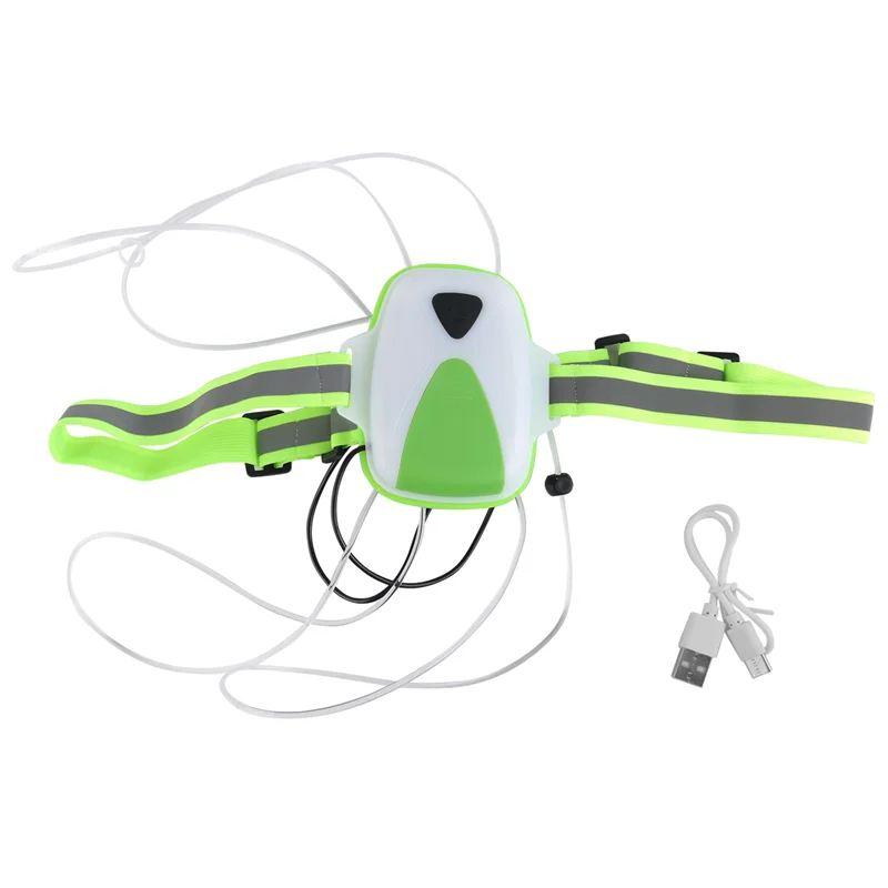 Top LED Reflective Running Vest,Multicolor Lights USB Rechargeable Reflective Gear For Men/Women Running Walking Cycling