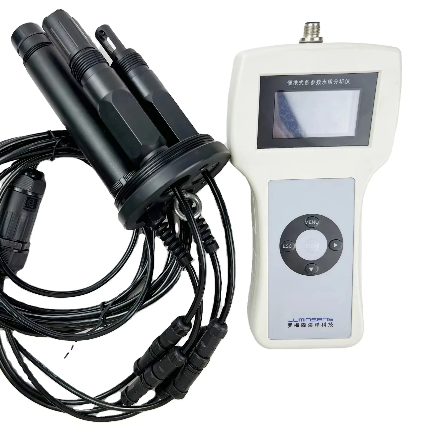 Portable Multi-parameter analyzer water quality monitoring can test DO/PH/CT /ORP/SAL/TSS /TUR /NH4-N/CHL test equipment