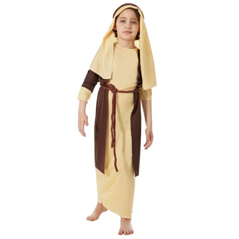 세인트 조셉 성서 종교 어린이 아라비아 코스튬, 할로윈 소년 코스프레 의상, 카니발 부활절 푸림 멋진 원피스