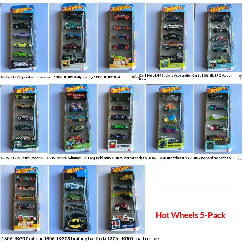 

Original Hot Wheels X Formula 1 1/64 5 Packs Moneygram Haas F1 Team Kick Sauber F1 Team Collectible Car Toy Diecast Vehic Gift