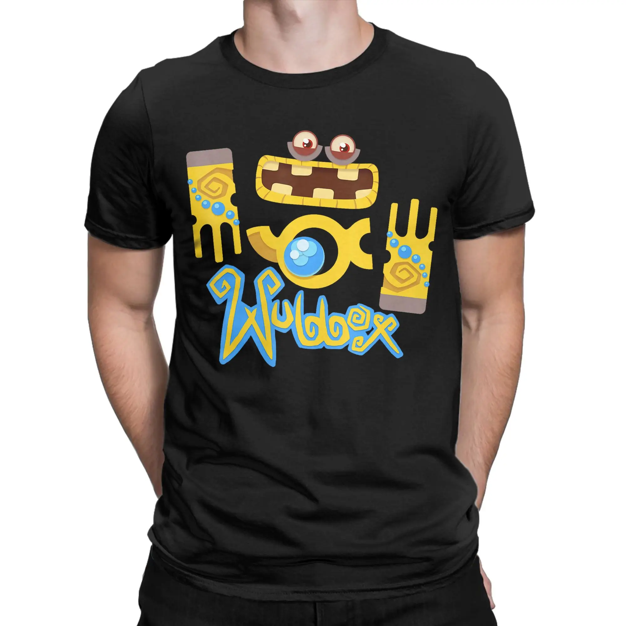 Loud saturated hues Classic My Singing Monsters Funny 100% Cotton T-Shirt Tops Tees For Men