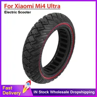 10INCH Puncture-proof Off-road Solid Tire 250x64 Wear resistant Tubeless Tyre for Xiaomi 4 Ultra &NAVEE S65 Electric Scooter