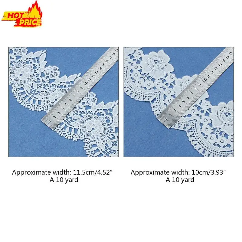 Spitzenband Home Furnier (10 Meter) Weißes Spitzenband Hochzeitsdekoration