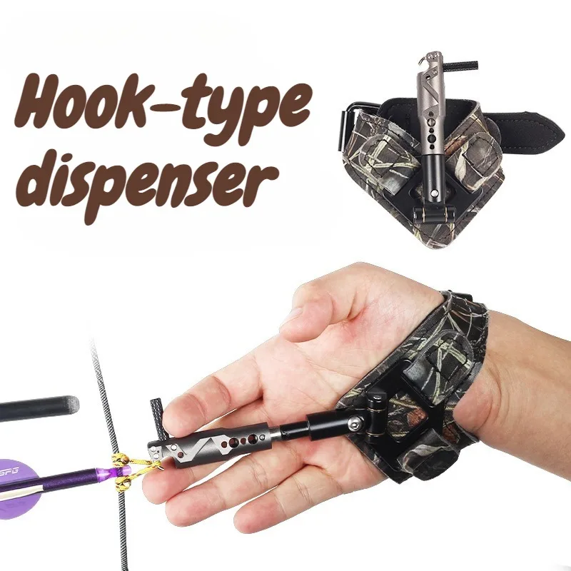 Adjustable Wrist Strap Bow Release Aid Compound Bow Archery Portable Quick Release Trigger Thickened Hunting Target Shooting