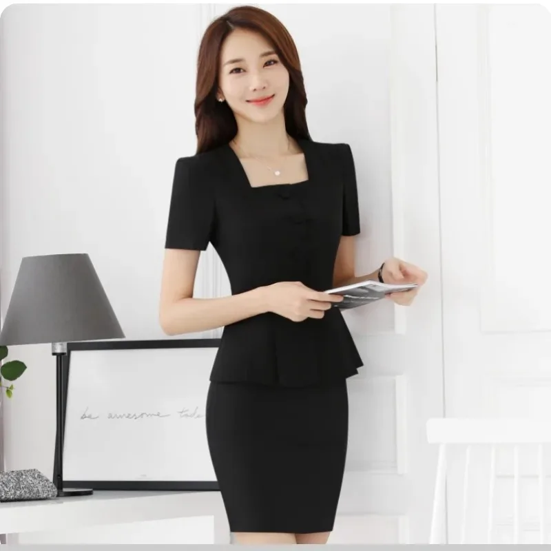abito-professionale-estivo-a-maniche-corte-elegante-e-alla-moda-abbigliamento-da-lavoro-per-la-reception-dell'hotel