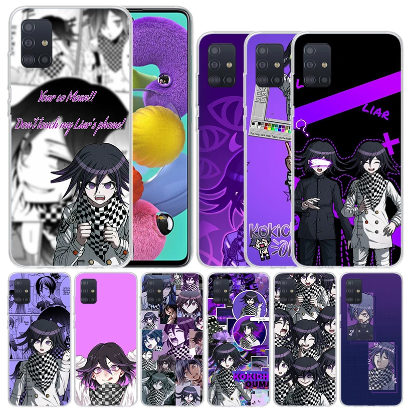 Danganronpa Kokichi Ouma Soft Cover for Samsung Galaxy A51 A50S A71 A70 Phone Case A41 A31 A21S A11 A40 A30S A20E A10S A6 A7 A8