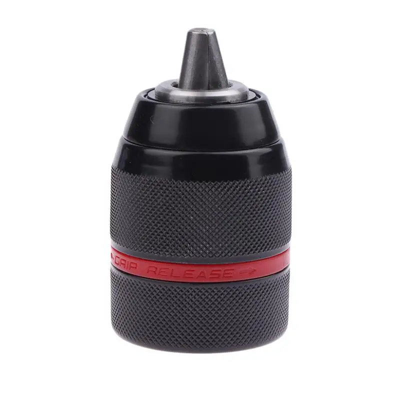 Self-Locking Drill Chuck 0.8-10mm Thread 3/8-24UNF 75x40mm Ratchet Keyless Metal Drill Chuck For Electric Drills