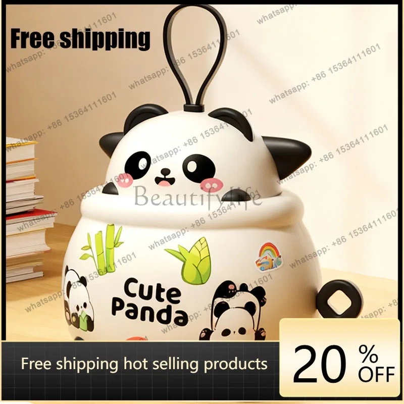 LJYPanda Kids Money Boxes Storage Gift Saving Euro Coin Save Space Modern Fashion Accent Piggy Bank Luxury Hucha Room Decoration
