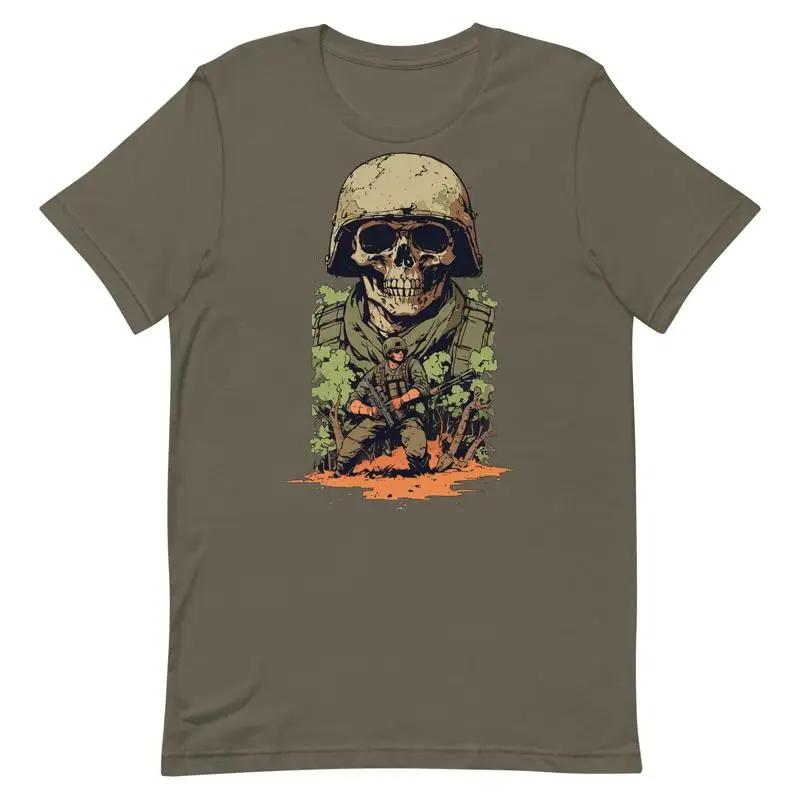 

Platoon Skull Soldier T Shirt
